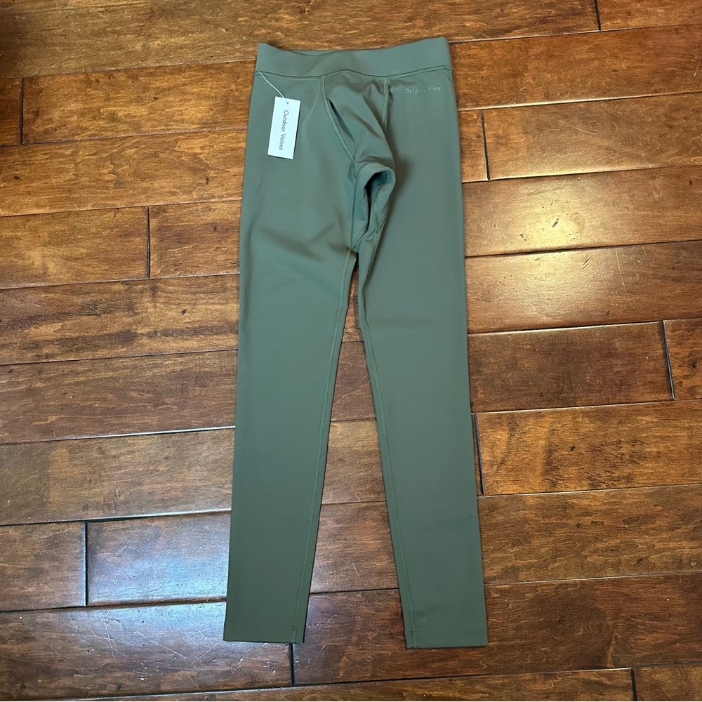 NWT Outdoor Voices Frostknit Leggings in Vine